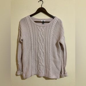 Old Navy Beige Knit Sweater